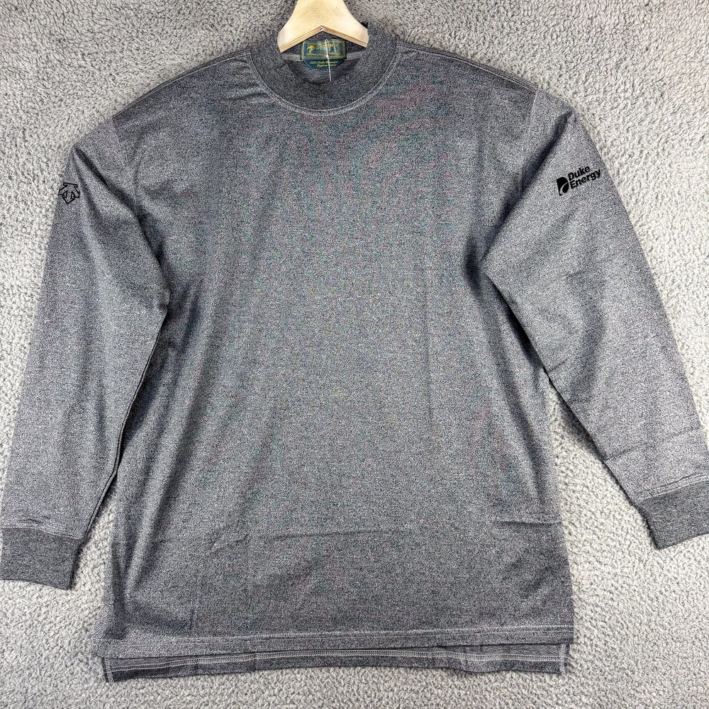 Descente Pullover Shirt Mens Extra Small XS Duke Energy‎ Long Sleeve Japan Made